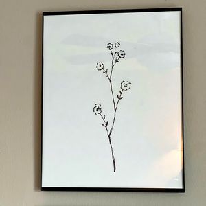 Three Flower Prints (as a set). Frames not included